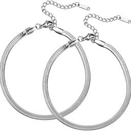 Stainless Steel Anti-Tarnish Waterproof Snake Chain Anklet for Girls & Women | Gifts for Women & Girls-13