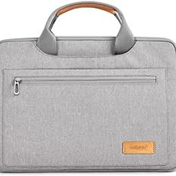 Salpido SAL-LB-40 Grey Laptop Shoulder Bag for Men and Women, Fits up to 15.6" Laptop, Water Resistant Fabric, 360° Cushioning, Adjustable Strap, Organizer Pockets for Office, College, Travel-image-62