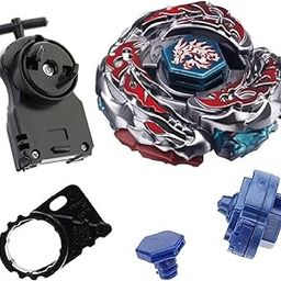 Funstars L-Dbego Destroy F:S Metal Fusion Spinning Top with String Launcher(BB108) (Black, Red)-17