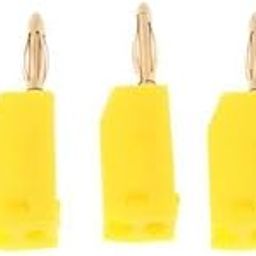 MERISHOPP®3x5Pieces 2mm Banana Plug for Test Probes Instrument Meter Connector Yellow|Consumer Electronics | TV Video & Home Audio | TV Video & Audio Accessories-image-25