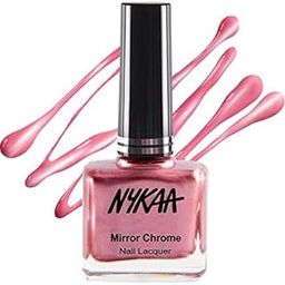 Nykaa Mirror Chrome Nail Lacquer - Pink Pinwheel (Shade No.177)(9 ml)-image-54