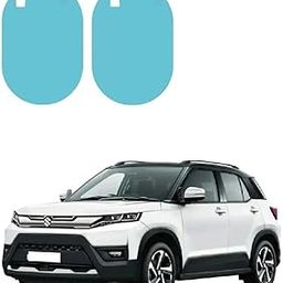 Car Side Mirror Protective Waterproof Anti-glare,Rainproof Anti-fog Film Set of 2 Pcs For Maruti Suzuki Brezza 2022-image-77