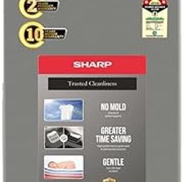 SHARP 7.5 kg Fully Automatic Top Load Washing Machine with Toughened Glass (EST75NGY/2023, Inox Grey, Hot & Cold Water Dual Inlet, Add Laundry)-10