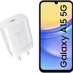 MAK 25W Charger for Samsung Galaxy A15 5G Type C Charger Adapter Compatible with Galaxy A15 5G Charger, 25 Watt USB Type C to C Pd Charging Adapter C Type, White-13