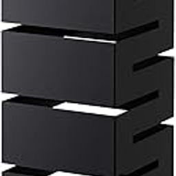 Indian Decor 52108 Metal Long Lasting Broom Stand/Mop Stand for Indian Home/Office and Commercial Spaces/Modern Stylish Broom Holder - Black-13