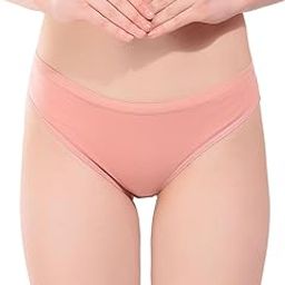Women's Premium Cotton Mid Rise Bikini Panty | Seamless, Breathable, Underwear with Soft Waistband-image-89
