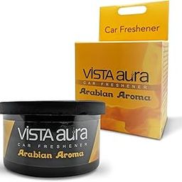 Vista Auto Care Car Freshener Arabian Aroma - 40g, Wooden Fiber, Pack Of 1, Car Interior Air Freshener Perfume-28