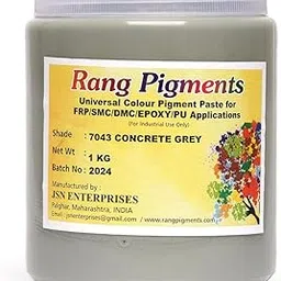Rang Pigments I Pigment Paste For Epoxy Applications I Ideal For Epoxy Art l Shade RAL 7043 CONCRETE GREY 1 KG-image-83