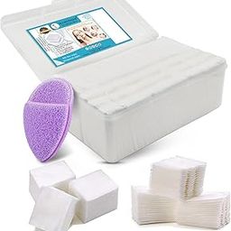 Majestique Cotton Face Pads & Finger Reusable Sponge - Makeup Removing Wipes With Soft Touch for Eye, Face Cleansing Tissues, Pure Cotton Pad for Toner - 460 Count-27