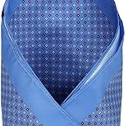 Cotton Casual Style Men Blue Pocket Square, Free Size-image-13