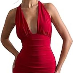Sleeveless Bodycon Mini Dress for Women-image-89