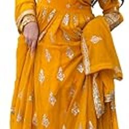 TSS | Heavy Chinnon Silk Embroidered Suit Set for Women | Sequence & Lace Work | Dupatta Included | M to XXL | Fully Stitched | 2 Colours-image-21