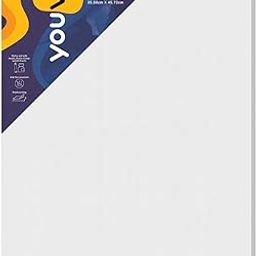 Navneet Youva | Primed Canvas Board for Acrylic and Oil Colour Painting | 14x18 inch | for Students and Budding Artists-image-1