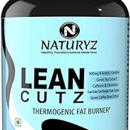 Naturyz LEAN CUTZ Thermogenic Fat Burner with Acetyl L Carnitine, Green tea Extract, Garcinia Cambogia, Green Coffee Bean Extract, Caffeine & Chromium Weight loss product for Men & Women - 90 Tablets-12