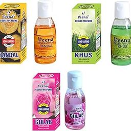 Veena Cooler Perfume | Long Lasting | Alcohol Free | Cooler Perfume (gulab sandal khush, 3 pcs)-10