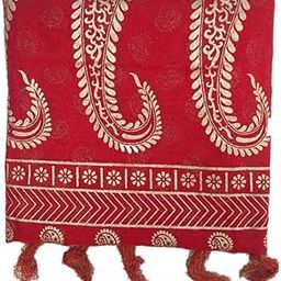 Men's Traditional Rajasthani Turban/Safa/Pagdi/Pheta Cloth (Red) for Barati/Groom/Wedding Occasion/Social Occasion-83
