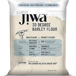 Jiwa 30 Degree Barley Flour/Atta| Patented Cold Pressed Flour | Slow Ground | High Fiber | Jau Atta | 900 g-image-51