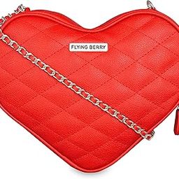 Womens Heart Shape Sling Bag-image-82