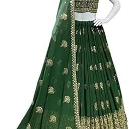 Women's Georgette Semi-Stiched Lehenga Choli(SF-ver12no Purple1 Free Size)-picture-39