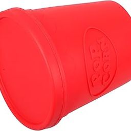 GRIRIW Elegant Red Silicone Popcorn Bucket Large Reusable Party Snack Box 1pc-image-42