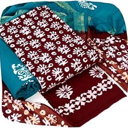 Women's Rajasthani Jaipuri Cotton Battik Print Cotton Slub Printed Unstitched Salwar Suit Dress Material with Dupatta-image-30