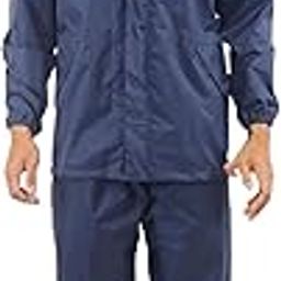 Nimbus PU Coated Jacket and Trouser Rainwear Garments, Raincoat, Waterproof, Detachable Hood with Drawstring Adjuster, Flaunt Side Pocket, Elasticated Pull-On Pant-image-72
