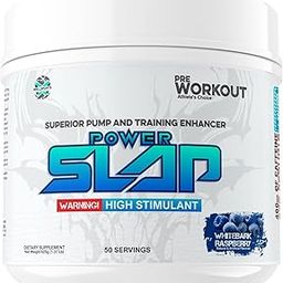 Wellsports- Power Slap Pre-Workout | Explosive Energy Boost for Intense Workouts | 50 serving | Whitebark Raspberry Flavor-image-45
