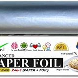 Pyramid Advance Paper Foil 1 Kg, Food Wrapping Paper +Aluminium Foil, 2 in 1 Benefits, New Method to Pack Food, Healthy, Safe & Environment Friendly-image-49