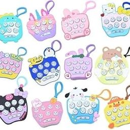 SIRIDHI Mini Hamster Memory Game Bubble Keychain with Lighting and Musical Key Chain Toy MULTIDESINE and Multicolour-image-46