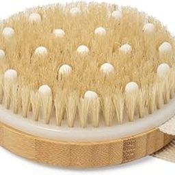 Dry Brushing Body Brush Exfoliating Body Scrubber Wooden Shower Brush Body Exfoliator Dry Brush Bath Brush for Cellulite and Lymphatic, Improve Circulation, Stop Ingrown Hairs (Wooden Bath Brush)-16