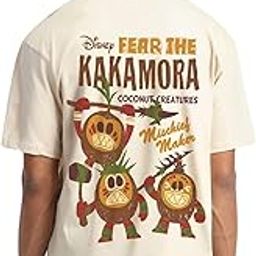 100% Pure Cotton Oversized Baggy Fit Official Disney Merchandise Cool & Goofy Graphic Printed T-Shirt for Men (Characters: Donald Duck, Moana, Monsters & Lion King)-image-89