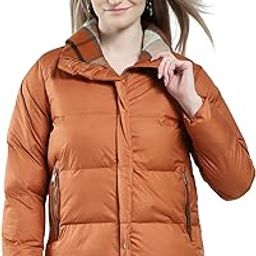 Women Regular Fit Solid Puffer Jacket | Full Sleeve | Zipper Closure | Mock Neck Winter Jacket For Women's-image-13