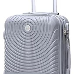 18" Expandable Underseat Luggage with Removable 360 Degree Moving Wheels, Convertible Carry-on and Personal Items, Fits Airline Size 18" x 14" x 8" for, silver, 18-Inch, Hard shell-image-65