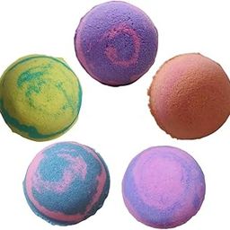 Naturixmaa Handmade Bath bombs | Bath Fizzy and Bubbly Soak | Floral Bath Bomb Set | Refreshing and Relaxing on Skin | No SLS | Calendula, Ylang Ylang, Blue Lotus, Rose, Lavender Essential Oil | 60gm_5pc-24