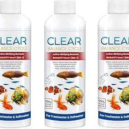 Automatic Fish Tank Cleaner Liquid Cloudy Water Remover for Crystal Clear Aquarium Water| Cleaner Balance Cycle for Fish Tank | Algae Remover (100ml Each) (Pack of 3)-image-96