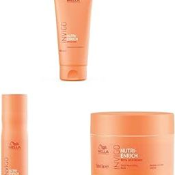 WELLA Professionals Invigo Nutri Enrich Deep Nourishing Conditioner (For Dry & Damaged Hair) 200 Ml, Mask, 150 Ml & Shampoo (For Dry & Damaged Hair) 250 Ml - 3 Count-image-24
