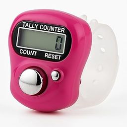 OOTORO Mini Finger Counter Ring, Digital Tally Counter with Display, Jap Mala Counting Machine for Mantra Chanting, Sports, Umpiring, Meditation, Attendance (Multicolor Pack of 1)-9
