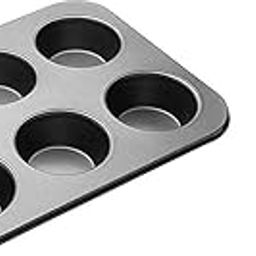 Combo of Muffin Moulds for Baking Muffin Tray with 100 Pcs Paper Cupcake Liner for Handmade Soap, Biscuit Chocolate Mould, Carbon Steel, Multicolour-20