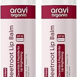 Aravi Organic Lip Balm With SPF 50 Combos (Tinted, 5g (Pack Of 2))-30