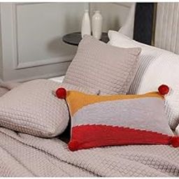 Brick Dove Double Bed Cover-image-49