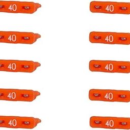 Ovicart Auto Car Regular Blade Fuse - 40A (Pack of 10)-21
