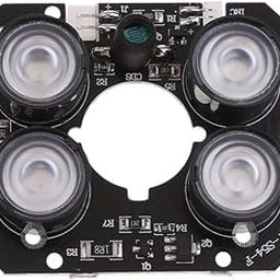 PAHEL 4pcs IR LED Spot Light 850nm Infrared Board for CCTV Camera-11