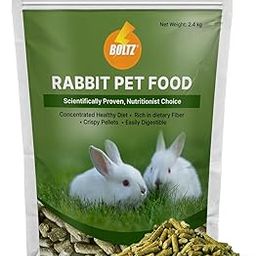 Boltz Premium Adult Pellet Rabbit Food 2400 Gm, Nutritionist Choice, Tailored Nutrition for All Stages of Life, Fortified with Essential Vitamins and Minerals, Easy to Digest Safe (2.4 KG)-image-71