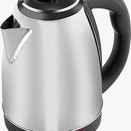 Stuffa 1.8 Litre Electric Kettle Stainless Steel for used for boiling Water, making tea and coffee, instant noodles, soup etc multipurpose auto cut off 1500 Watts (Silver)-image-42