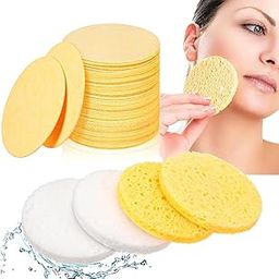 BIRDWARE 36-Count Natural Compressed Cellulose, 100% Natural Cosmetic Spa sponges for facial Cleansing/Scrub, Exfoliating Mask, Makeup Removal, & Skin Cleanser (Reguler-10 Cm, 36)-image-64