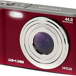 Minolta MND20 44 MP / 2.7K Ultra HD Digital Camera (Red)-picture-20