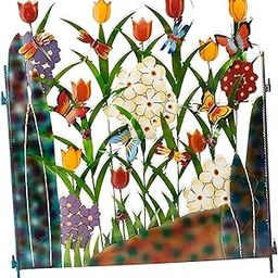 Garden Trellis Wrought Iron Guardrail Home Palisade Decoration Patio DIY B|Home & Garden | Gardening Supplies |1 X Garden Decoration Fence-image-55