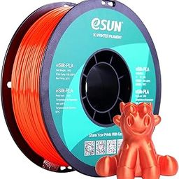 eSUN Silk PLA 3D Printer Filament, Dimensional Accuracy +/- 0.03 mm, 1 kg Spool, 1.75 mm, Jacinth-image-36