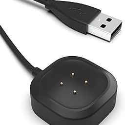 Charger for Fitbit Sense Versa 3 Smartwatch 3.3Ft Fast Charging Replacement Fitbit Sense 2,Sense,Versa 4,Versa 3 Charger USB Charging Cable Dock(not for Fitbit Versa 2/Versa 1/se/Versa lite)-19