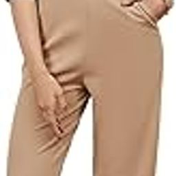 Black & beige solid jumpsuit-image-2